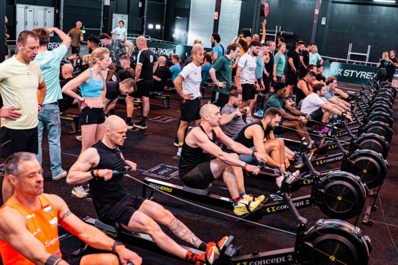 styrekx fitness race station 1: row erg