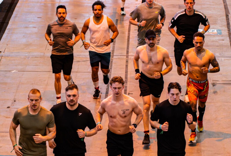 hardlopende fitness race deelnemers styrekx