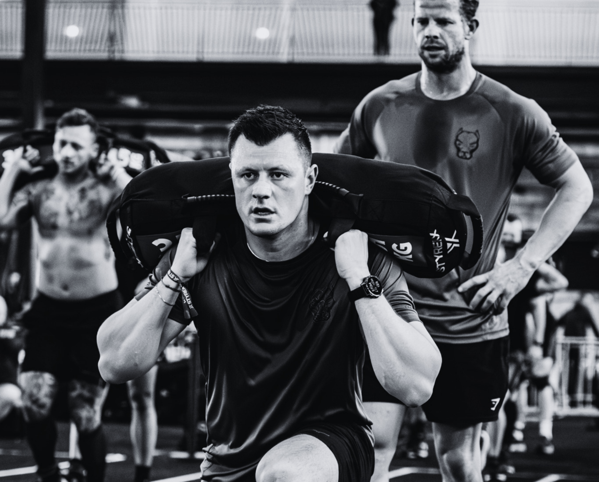 sandbag lunges